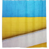 Akkubetriebenes Gebäude-Minimal Abstrakt von STayl Duschvorhang (Vorderseite)