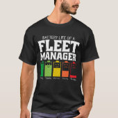 Akkubetriebsdauer eines Fleet Managers T-Shirt (Vorderseite)