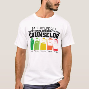 Akkubetriebsdauer eines Rehabilitationsgrades T-Shirt