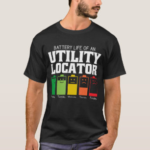 Akkubetriebsdauer eines Versorgungssteckers T-Shirt