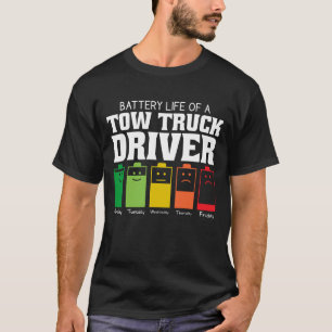 Akkubetriebsdauer eines Zugfahrzeugführers T-Shirt