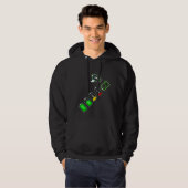 Akkubetriebsdauer - Retro Green Edition Hoodie (Vorne ganz)