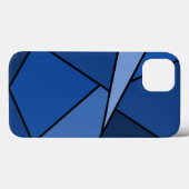 Akkugehäuse für abstrakte Blue Polygons Case-Mate iPhone Hülle (Rückseite (Horizontal))