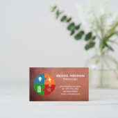 Akkuladung für den Netzstecker | | Elektriker Visitenkarte (Stehend Vorderseite)