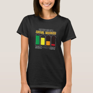 Akkulaufzeit der Sozialarbeiter Monat Gr T-Shirt