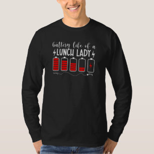 Akkulaufzeit einer 100 Tage langen Lady T-Shirt