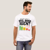 Akkulaufzeit eines Anleihekreditfonds-Agenten T-Shirt (Vorne ganz)