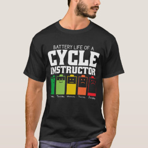 Akkulaufzeit eines Fahrradlehrers T-Shirt