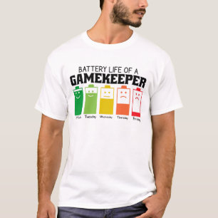 Akkulaufzeit eines Gamekeeper T-Shirt
