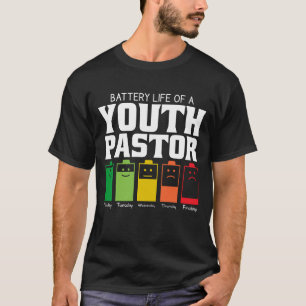 Akkulaufzeit eines Jungpastors T-Shirt