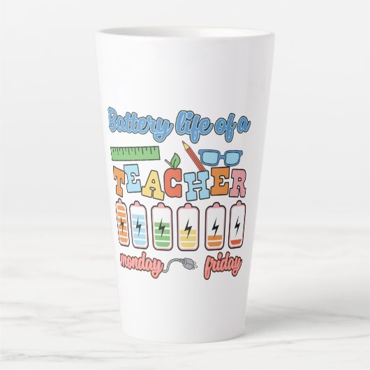 Akkulaufzeit eines Lehrers - Eine Woche der Überpr Milchtasse (Vorderseite)