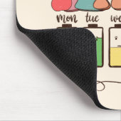 Akkulaufzeit eines Lehrers - Zuverlässiger Lehrer Mousepad (Ecke)