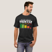 Akkulaufzeit eines Malers T-Shirt (Vorne ganz)