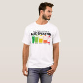 Akkulaufzeit eines Risikomanagers T-Shirt (Vorne ganz)