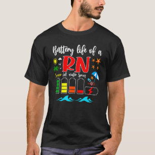 Akkulaufzeit eines RN-zertifizierten Krankenhauses T-Shirt