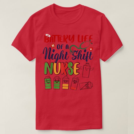 Akkulaufzeit eines sonnigen Nurseetages T-Shirt (Design vorne)