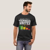 Akkulaufzeit eines technischen Autors T-Shirt (Vorne ganz)