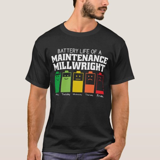 Akkulaufzeit eines Wartungsfehlers T-Shirt (Vorderseite)
