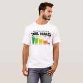 Akkulaufzeit eines Werkzeugmachers T-Shirt (Vorne ganz)