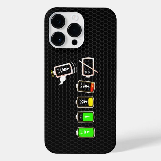 Akkulaufzeit - Groovy Edition iPhone Hülle (Rückseite)