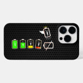 Akkulaufzeit - Groovy Edition iPhone Hülle (Rückseite (Horizontal))