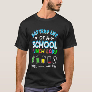 Akkuleben eines Schulmittags Lady Funny Work Wee T-Shirt