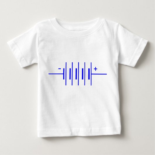 Akkuzeichen Baby T-shirt (Vorderseite)