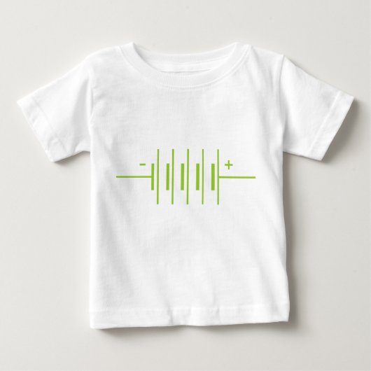 Akkuzeichen Baby T-shirt (Vorderseite)