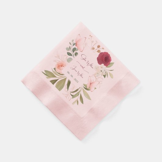 AKM WEDDING SIGN SERVIETTE (Ecke)