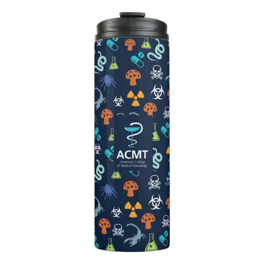 AKMT Giftmuster Thermaltumbler Thermosbecher (Vorderseite)