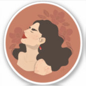 Akne Positive Beaut Aufkleber (Vorderseite)