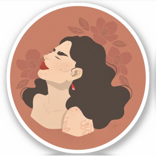 Akne Positive Beaut Aufkleber (Vorderseite)