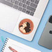 Akne Positive Beaut Aufkleber (Laptop mit iPhone)