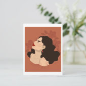 Akne Positive Beaut Postkarte (Stehend Vorderseite)