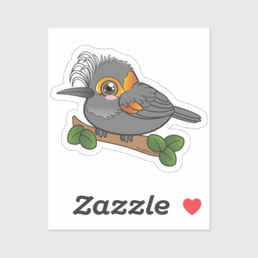 Akohekohe Hawaii Forest Bird Aufkleber (Blatt)