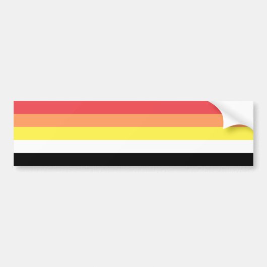 Akoisexual Akoiromantic Pride Autoaufkleber (Vorne)