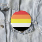 Akoisexual Akoiromantic Pride Flag Button (Beispiel)