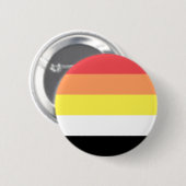 Akoisexual Akoiromantic Pride Flag Button (Vorne & Hinten)