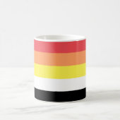 Akoisexual Akoiromantic Pride Flag Kaffeetasse (Mittel)
