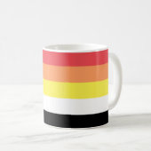 Akoisexual Akoiromantic Pride Flag Kaffeetasse (VorderseiteRechts)