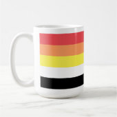 Akoisexual Akoiromantic Pride Kaffeetasse (Links)