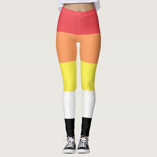 Akoisexual Akoiromantic Pride Leggings (Vorderseite)