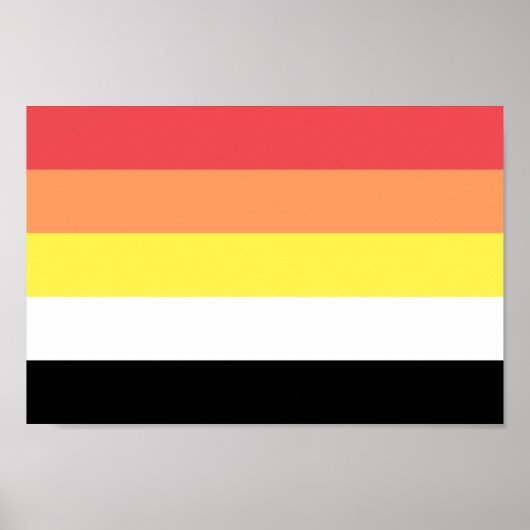 Akoisexual Akoiromantic Pride Poster (Vorne)