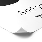 AKOKO NAN | Symbol für Pflege und Disziplin Poster (Ecke)