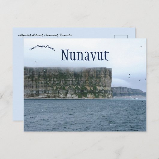 Akpatok Island Nunavut Kanada Postkarte (Vorne/Hinten)