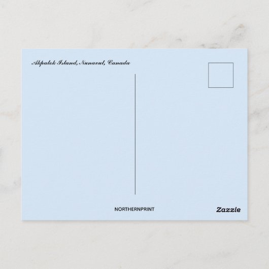 Akpatok Island Nunavut Kanada Postkarte (Rückseite)