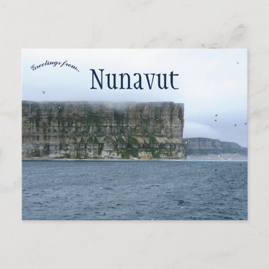 Akpatok Island Nunavut Kanada Postkarte (Vorderseite)