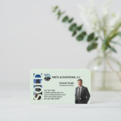 Akquisitionsgesellschaft Visitenkarte (Stehend Vorderseite)