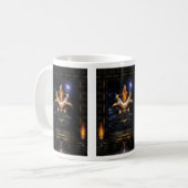 Akrellian Torch Fire Portrait Kaffeetasse (Vorderseite Links)
