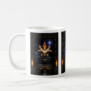 Akrellian Torch Fire Portrait Kaffeetasse